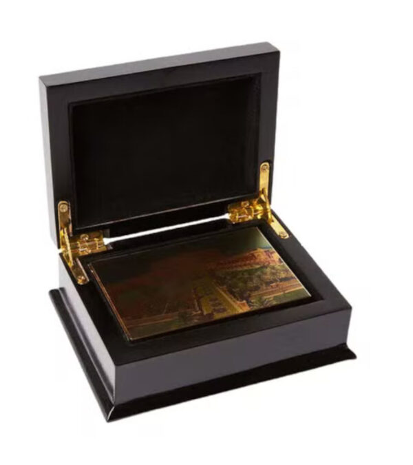 Gold Plated Playing Card Game With Box