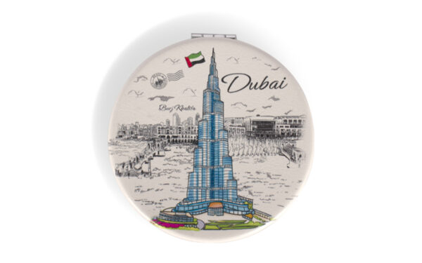 I Love Dubai Compact Mirror