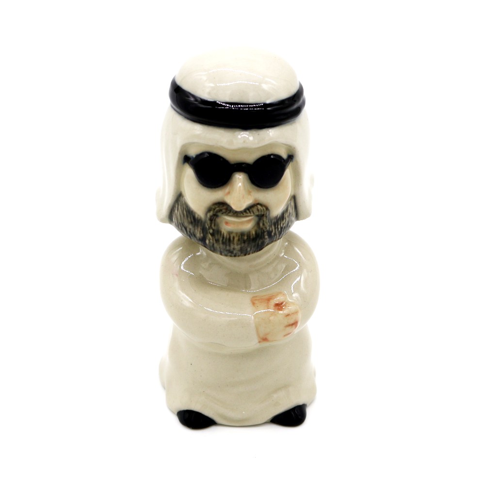 Ceramic Arab Man Bobblehead – Shaking Head Souvenir Toy