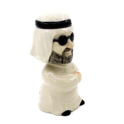 Ceramic Arab Man Bobblehead – Shaking Head Souvenir Toy
