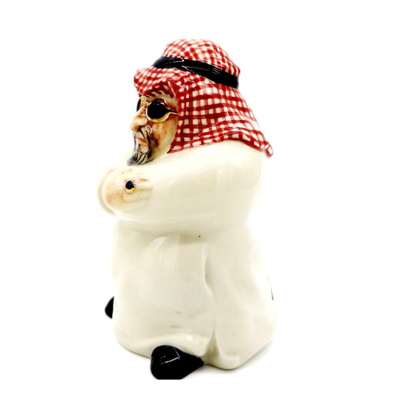 Arab Man Coin Bank – Dressed in Traditional Kandura