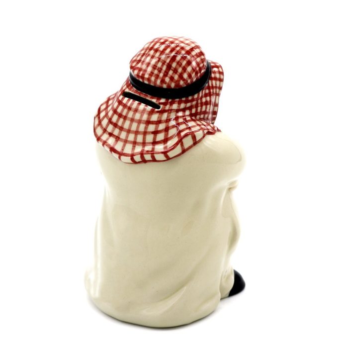 Arab Man Coin Bank – Dressed in Traditional Kandura