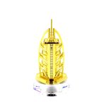 Gold Burj Al Arab Miniature – Acrylic Display Cylinder Souvenir