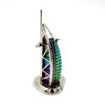 Burj Al Arab Souvenir Model – Multicolor Metallic Finish