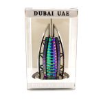 Burj Al Arab Souvenir Model – Multicolor Metallic Finish