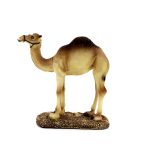 Brown Ceramic Camel Figurine – Elegant Desert-Inspired Decoration