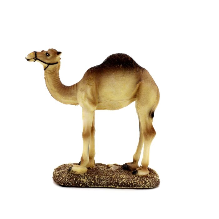 Brown Ceramic Camel Figurine – Elegant Desert-Inspired Decoration