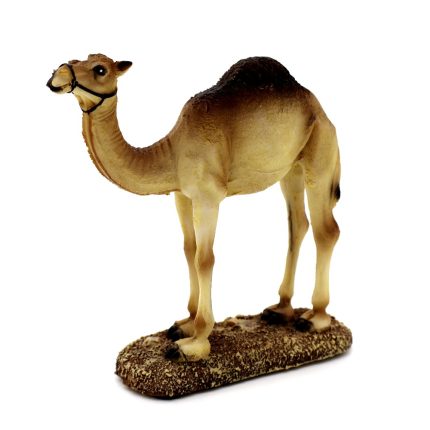 Brown Ceramic Camel Figurine – Elegant Desert-Inspired Decoration
