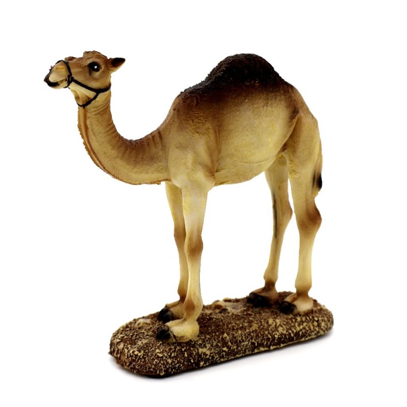 Brown Ceramic Camel Figurine – Elegant Desert-Inspired Decoration