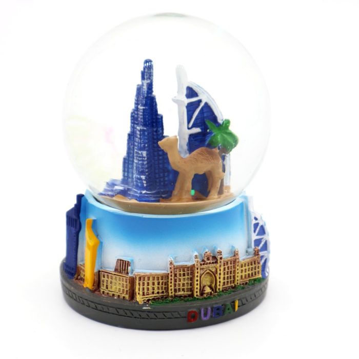 Dubai Landmarks Snow Globe Souvenir