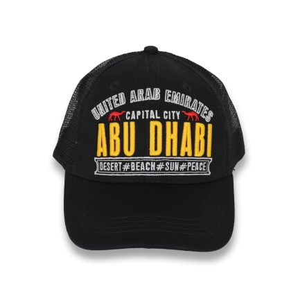 ABUDHABI City of Dreams Trucker Cap - Stylish Mesh Baseball Hat
