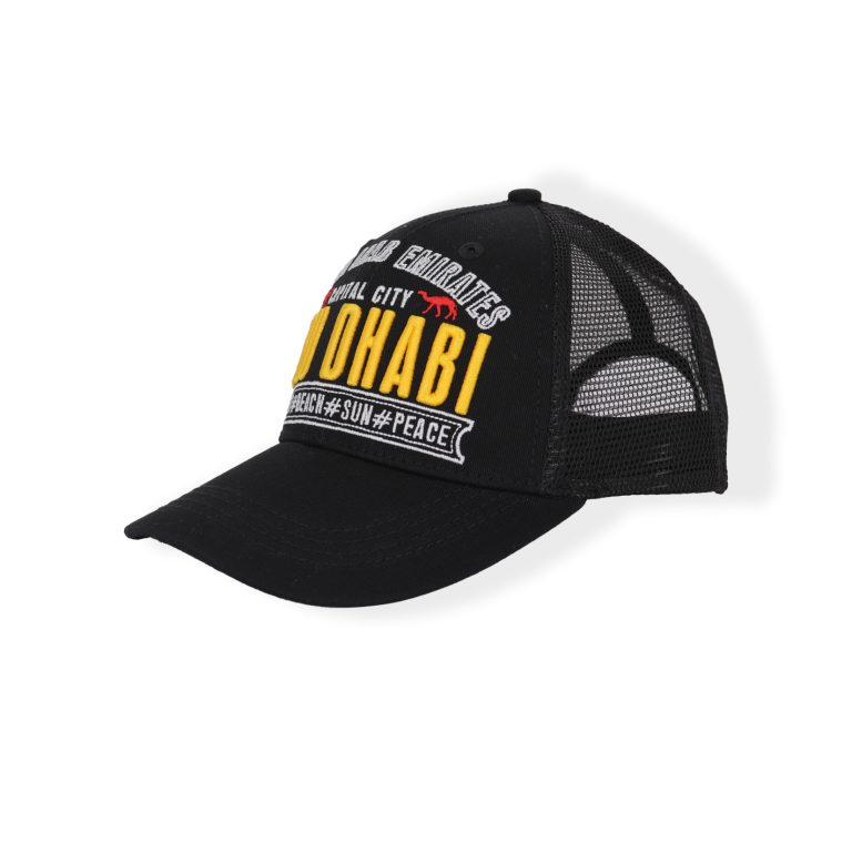 ABUDHABI City of Dreams Trucker Cap - Stylish Mesh Baseball Hat