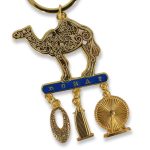 Camel Souvenir Keychain with Iconic Landmark Charms - Image 2