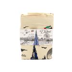 Dubai Skyline & Burj Khalifa Canvas Tote Bag - Image 2