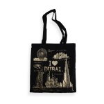 I love Dubai Gold Skyline Canvas Tote Bag – Premium Black & Gold