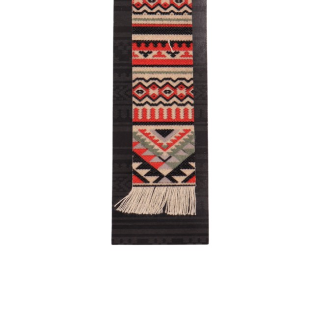 Sadu-Heritage-Woven-Book-Rug-Traditional-Red-Black-Geometric-Pattern